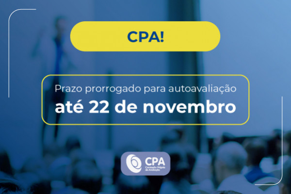 CPA prorroga prazo para autoavaliação institucional