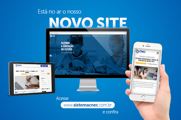 Novo site do Sistema de Ensino CNEC